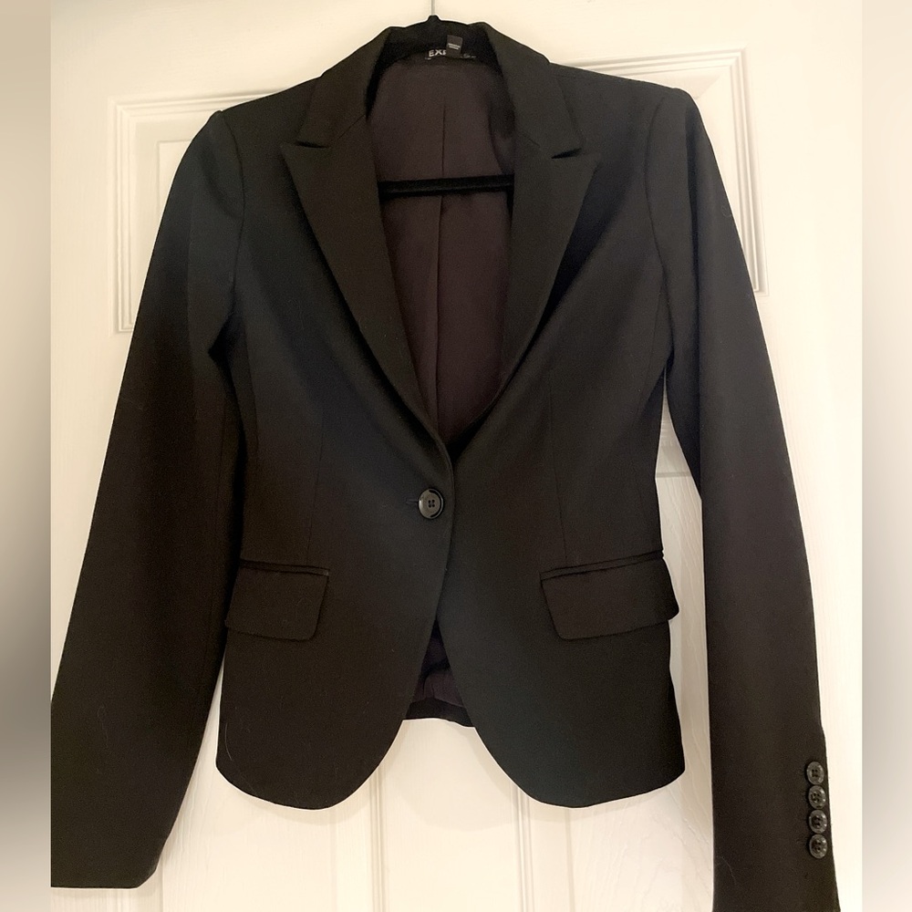 Express Editor One Button Blazer - image 6